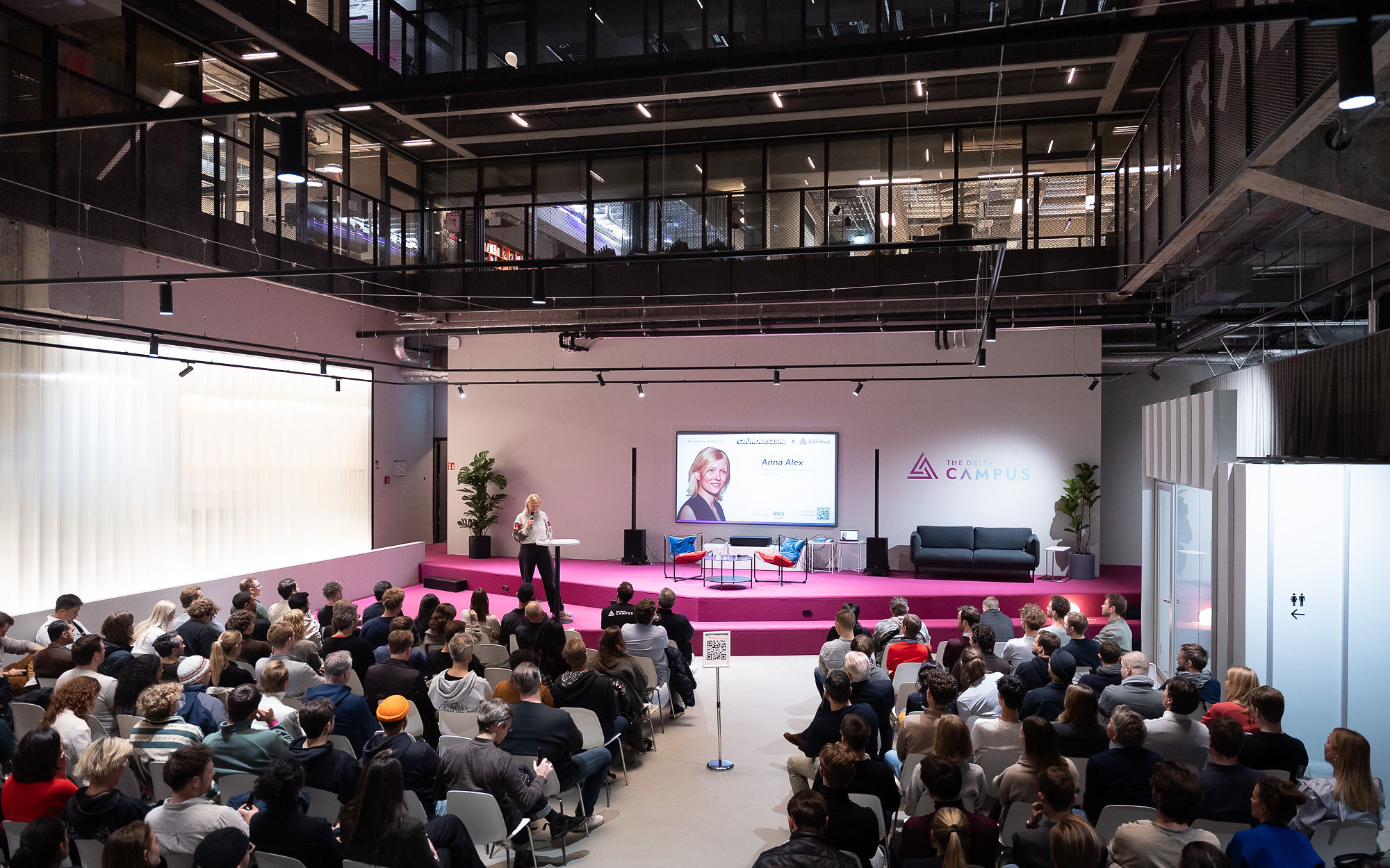 Stage event at The Delta Campus