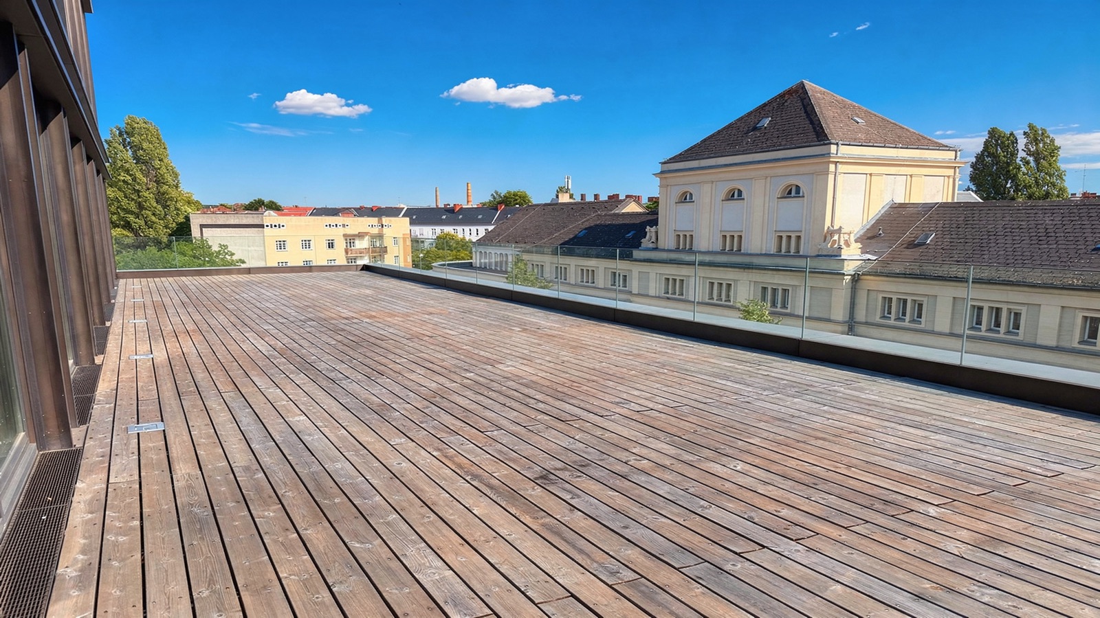 The Sundowner Terrace at golden hour